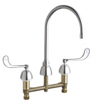Chicago Faucets 201-AGN8AE35-319AB Concealed Kitchen Sink Faucet